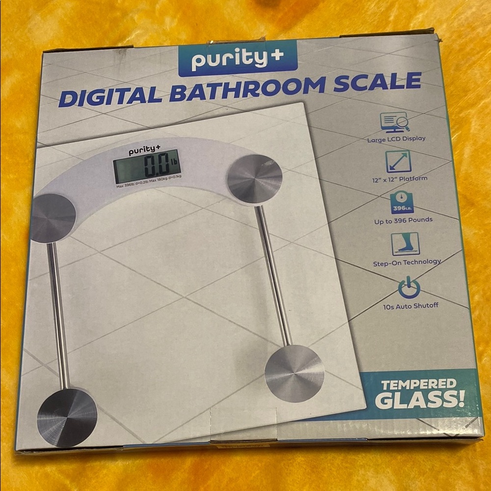 Digital Bathroom Scale - Silver